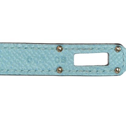 Hermes Epsom Medium Kelly Wallet Bleu Atoll 7 of 8