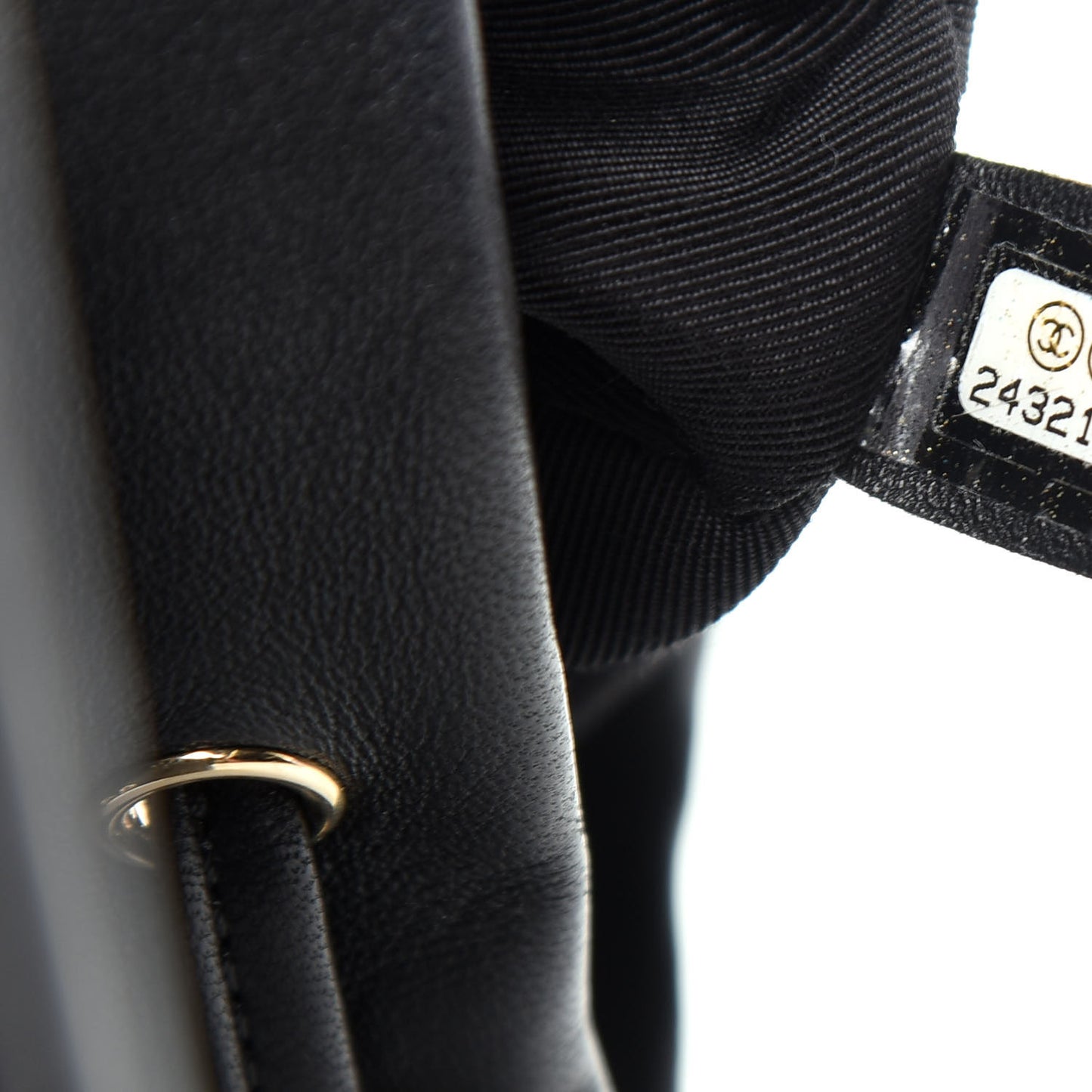 Lambskin Quilted Small Urban Spirit Backpack Black