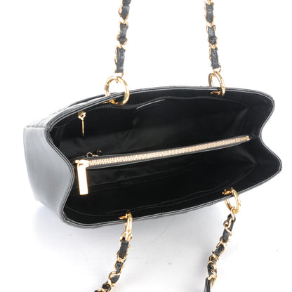 Chanel Caviar Quilted Grand Shopping Tote GST Black 5 of 7