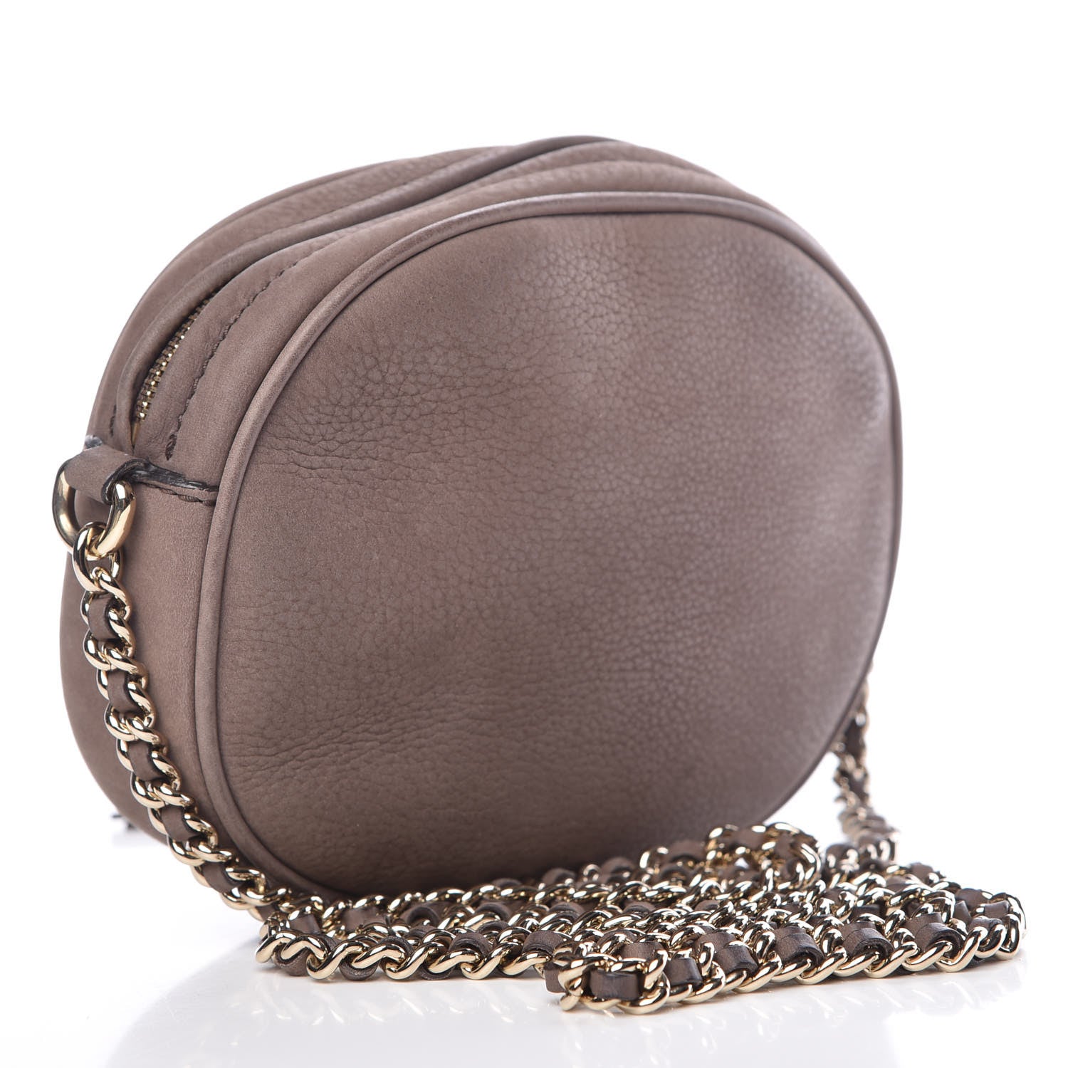 Gucci Vitello Range Mini Soho Chain Bag Grey Field 3 of 12