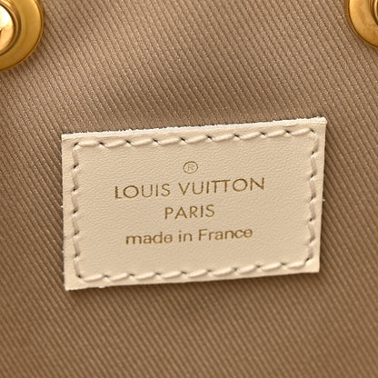 Louis Vuitton Cotton Monogram Embroidered Neonoe MM Beige White 6 of 9