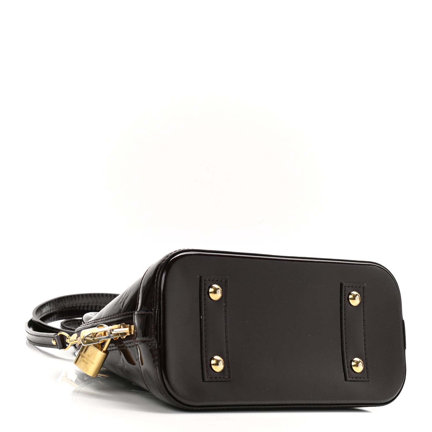 Louis Vuitton Vernis Alma BB Amarante 4 of 10