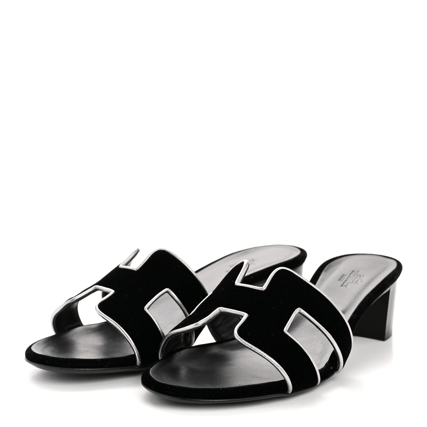 Velvet Nappa Oasis Sandals 39  39 Argent Vieilli