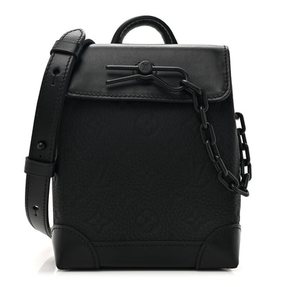 Louis Vuitton Taurillon Monogram Steamer Nano Black 1 of 13