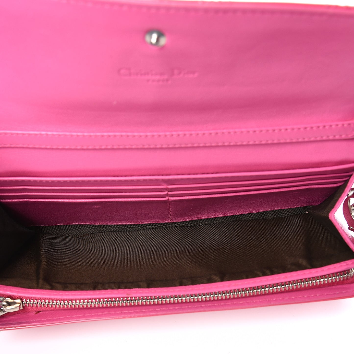 Patent Cannage Rendezvous Chain Wallet Magenta