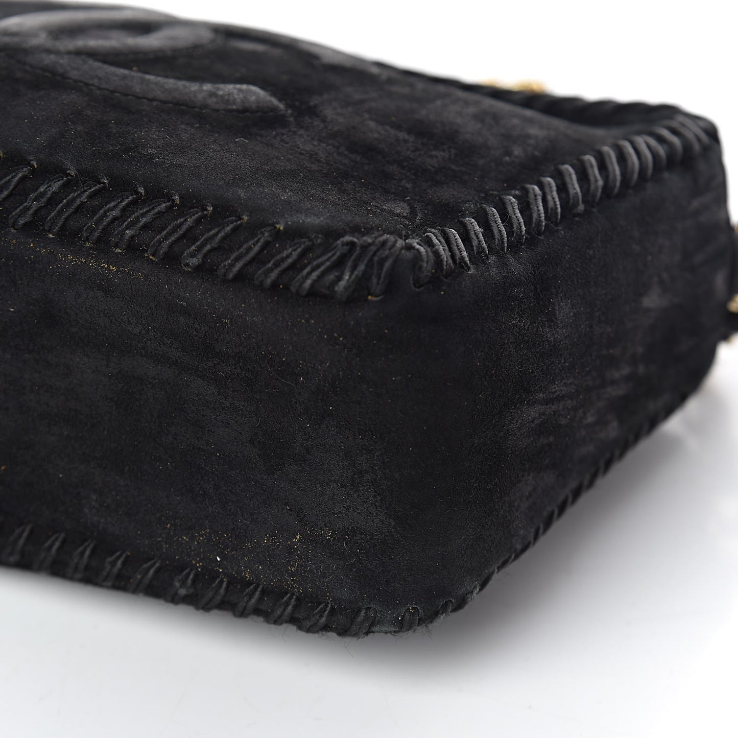Suede CC Tassel Camera Case Black