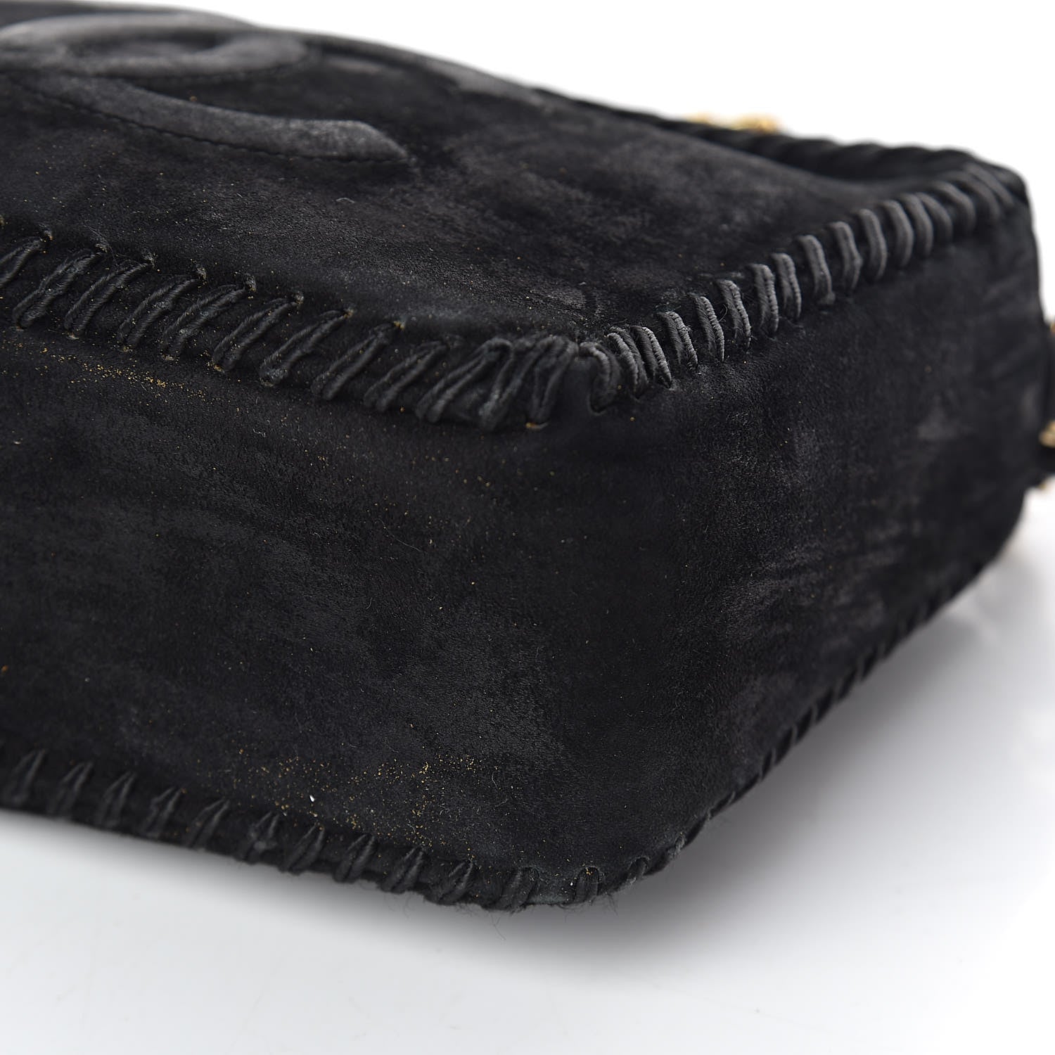 Chanel Suede CC Tassel Camera Case Black 10 of 13