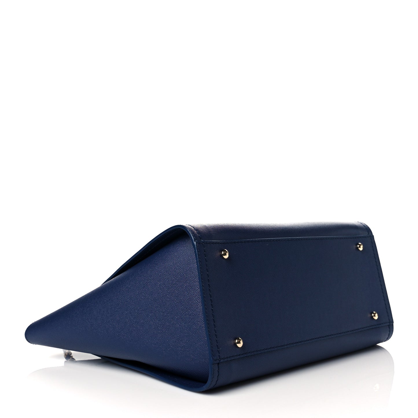 Caviar Small Studded Deauville Tote Navy