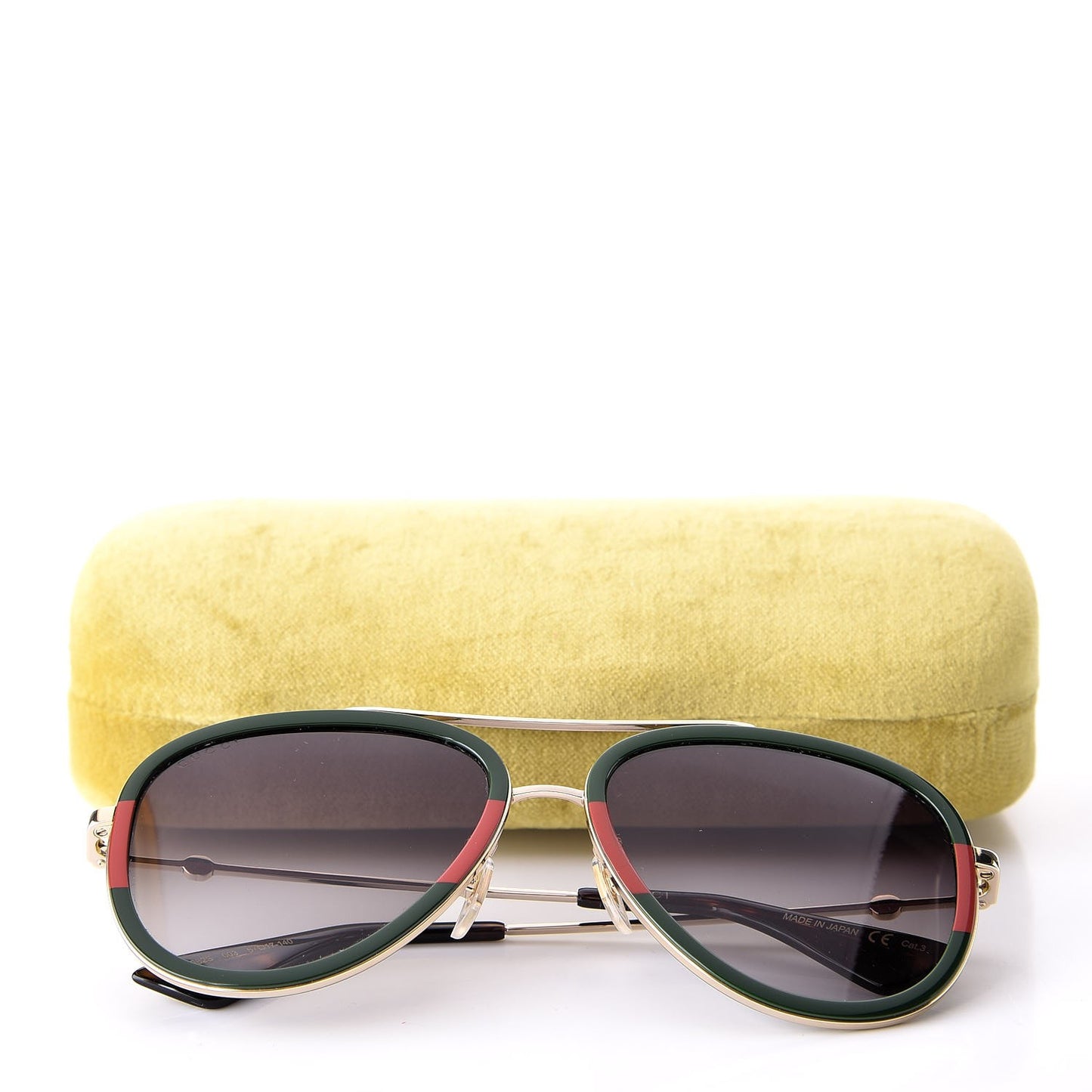 Web Aviator Sunglasses GG0062S Green Red