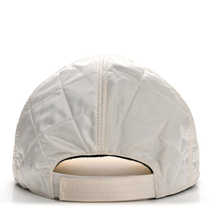 Chanel Nylon Quilted Cap Hat M White 12 of 18