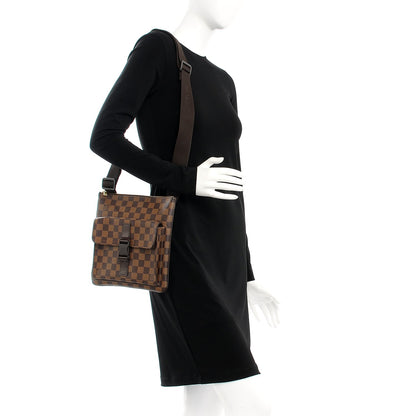 Louis Vuitton Damier Ebene Pochette Melville 2 of 9