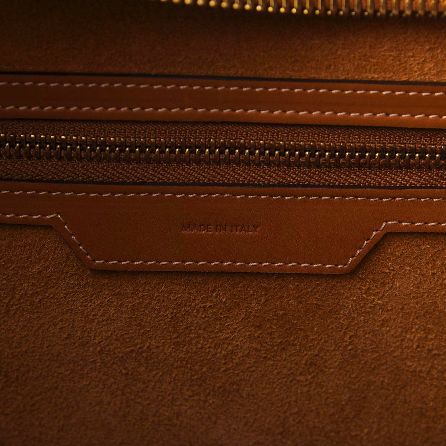 Natural Calfskin Mini Luggage Tan
