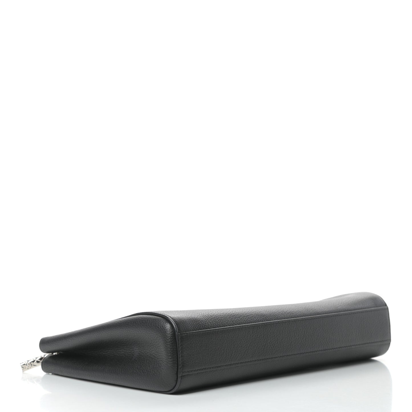 Grained Calfskin Large Neo Executive Cosmetic Case Black