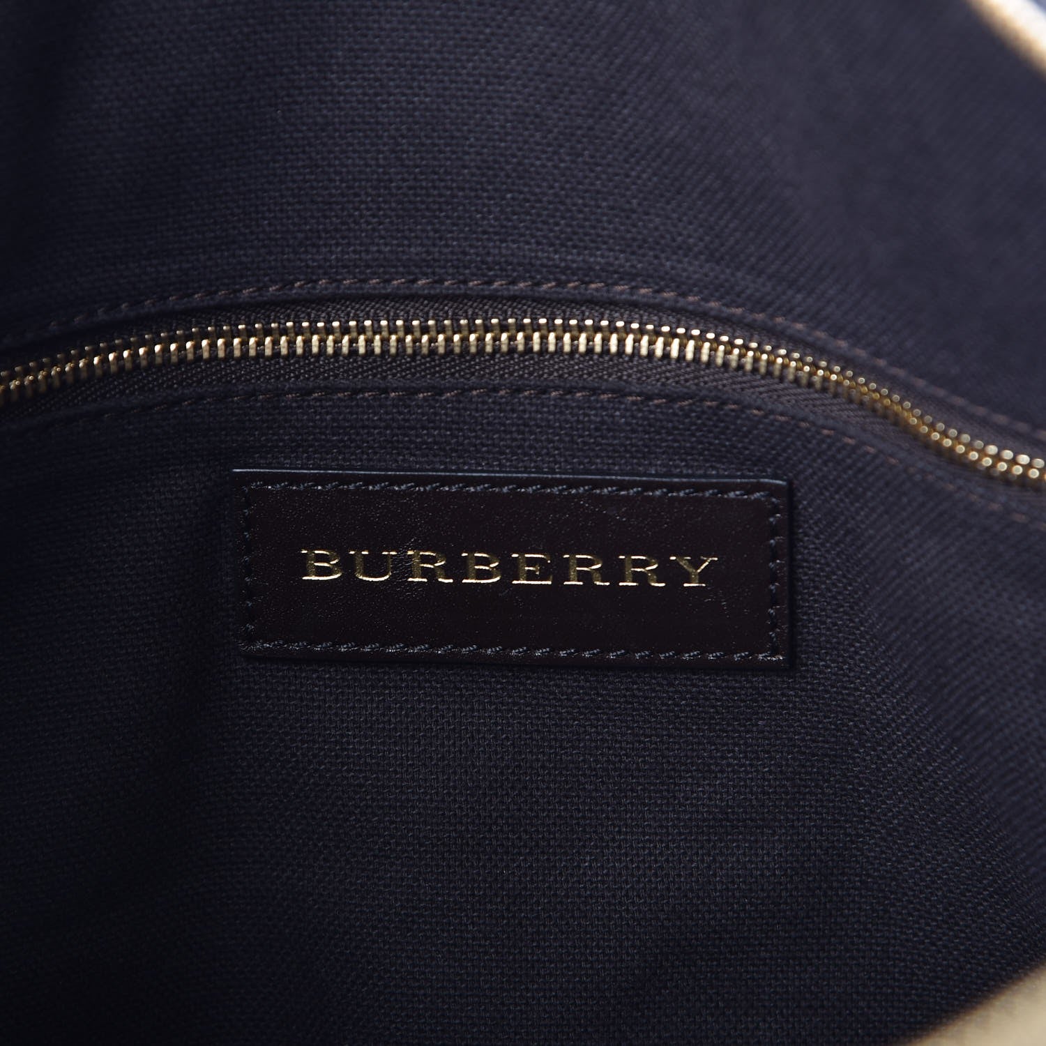 Burberry Haymarket Check Small Salisbury Tote Chocolate 6 of 7