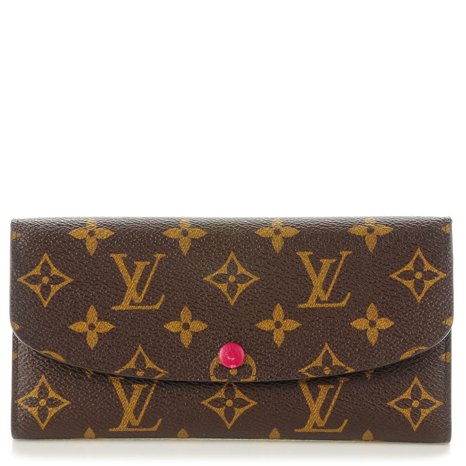 Louis Vuitton Monogram Emilie Wallet Fuchsia 1 of 8