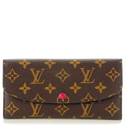 Louis Vuitton Monogram Emilie Wallet Fuchsia 1 of 8