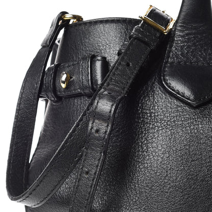 Burberry Smooth Calfskin Medium Banner Tote Black 17 of 19