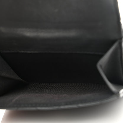 Chanel Lambskin Quilted Compact Flap Wallet Black 5 of 10