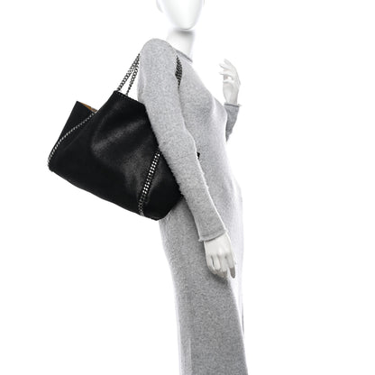 Stella McCartney Shaggy Deer Falabella Reversible Tote Black 2 of 11