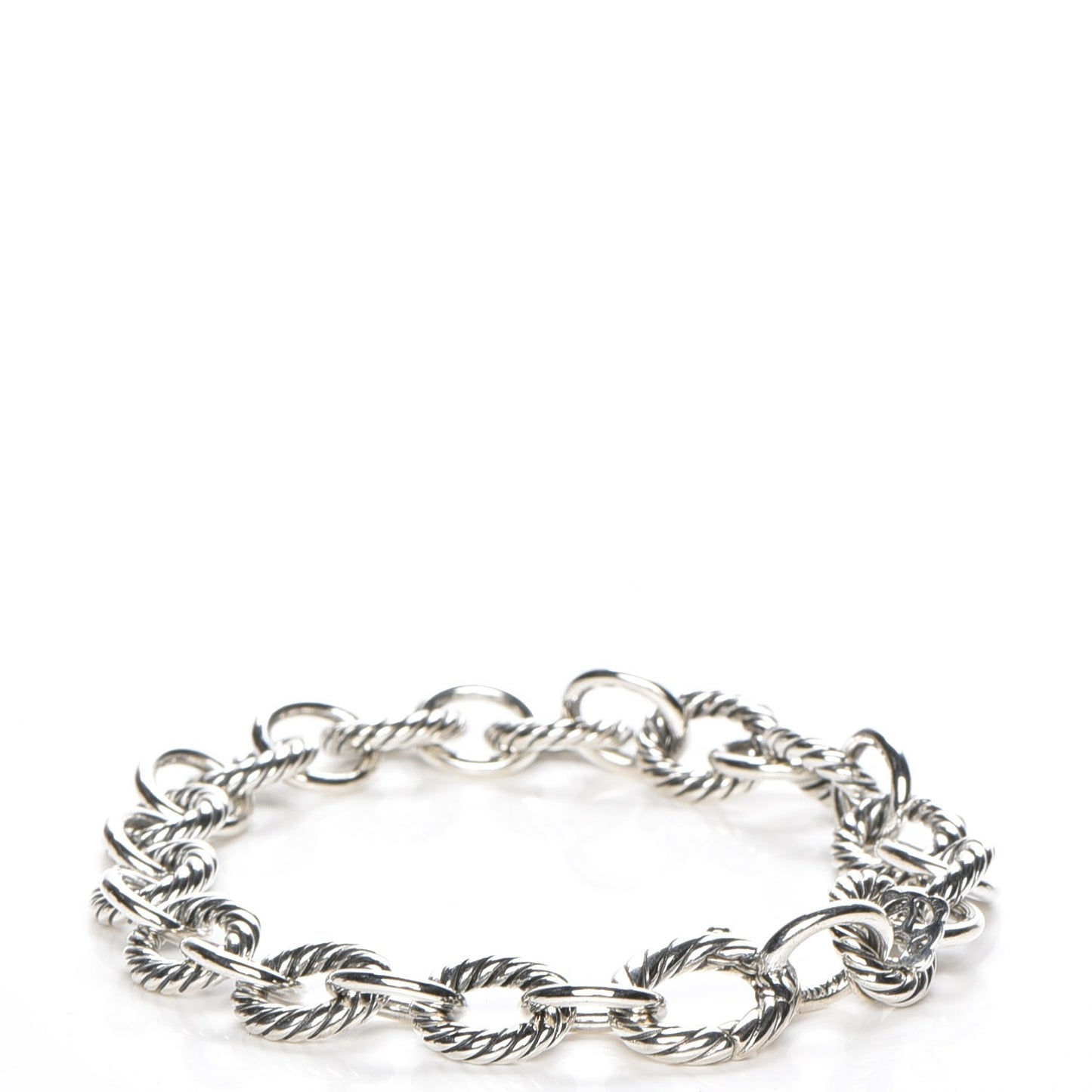 Sterling Silver 12mm Large Oval Link Bracelet