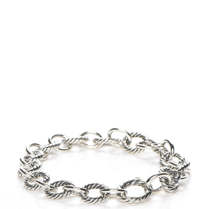 David Yurman Sterling Silver 12mm Large Oval Link Bracelet 3 of 6
