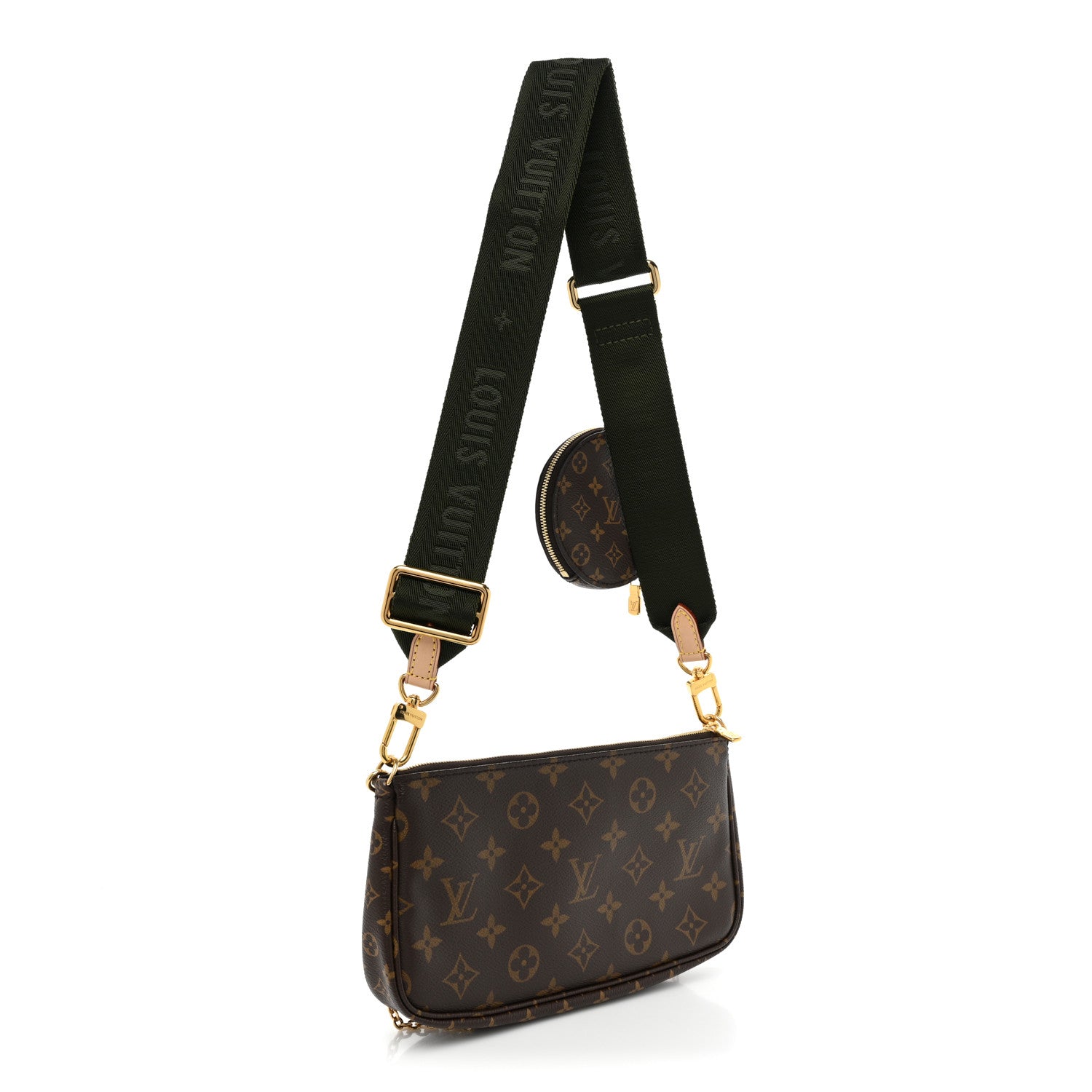 Louis Vuitton Monogram Multi Pochette Accessories Kaki 3 of 13