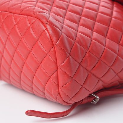 Chanel Lambskin Quilted Large Urban Spirit Backpack Red 10 of 10