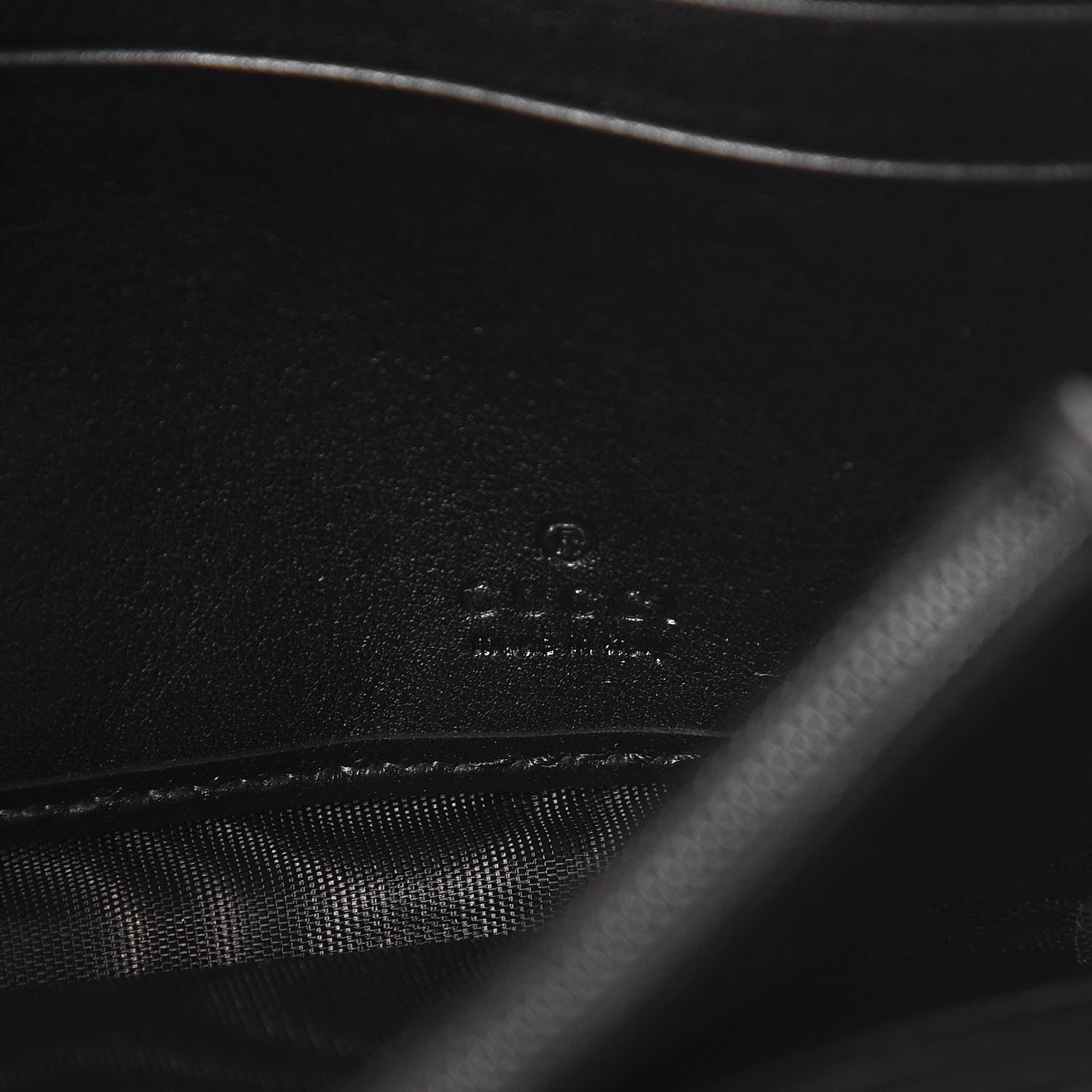 Gucci Calfskin Matelasse GG Marmont Continental Wallet Black 6 of 8