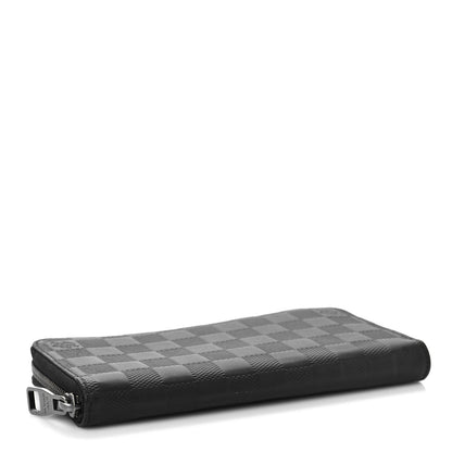 Louis Vuitton Damier Infini Zippy Vertical Wallet Granit 4 of 9