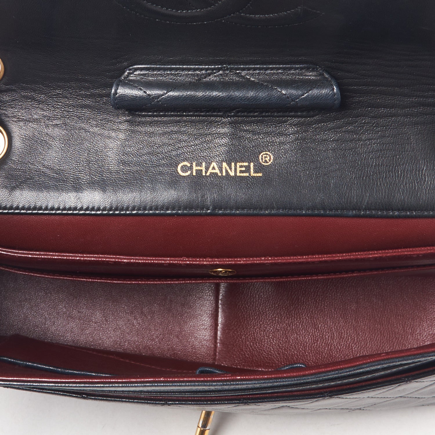 Chanel Lambskin Quilted Medium Single Flap Black 5 of 10