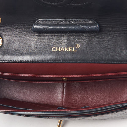 Chanel Lambskin Quilted Medium Single Flap Black 5 of 10