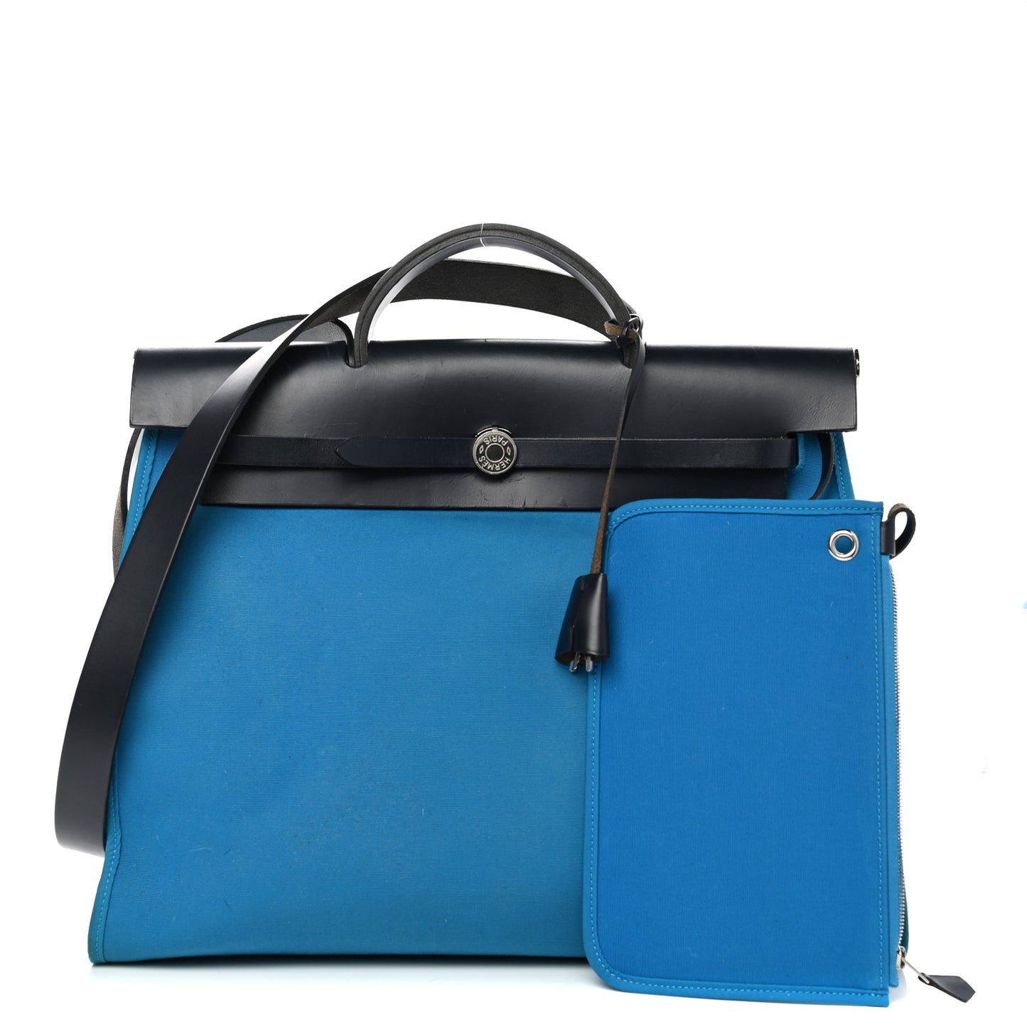 Toile Vache Hunter Herbag Zip 39 MM Bleu Zanzibar