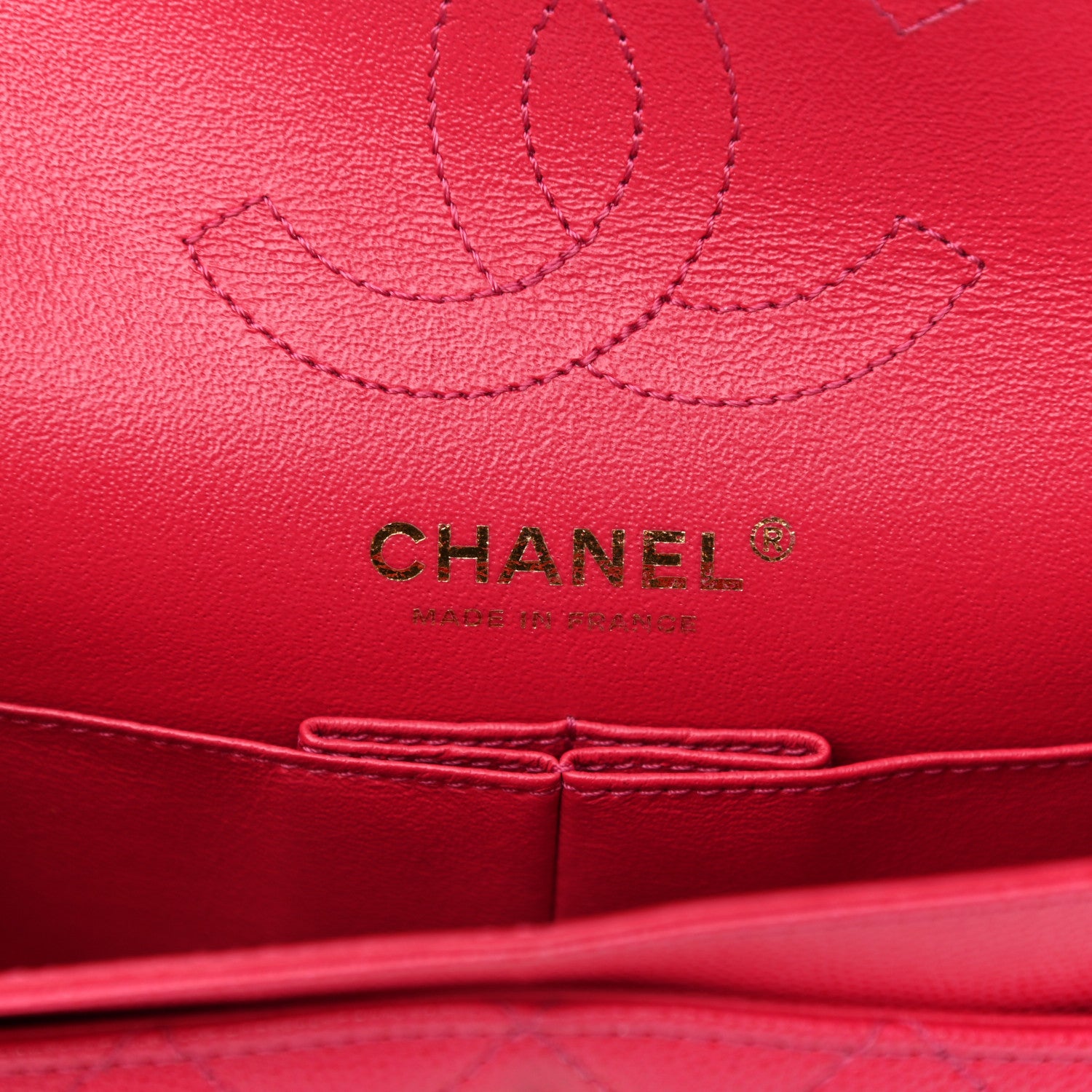 Chanel Caviar Quilted 2.55 Reissue 224 Flap Dark Pink 6 of 13