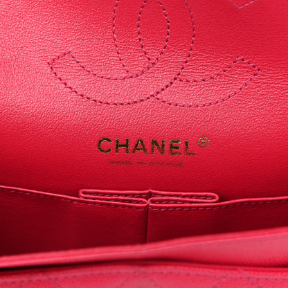 Chanel Caviar Quilted 2.55 Reissue 224 Flap Dark Pink 6 of 13