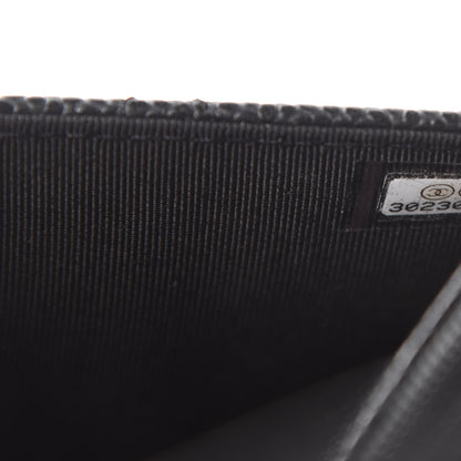 Chanel Caviar Quilted Wallet On Chain WOC Black 10 of 12