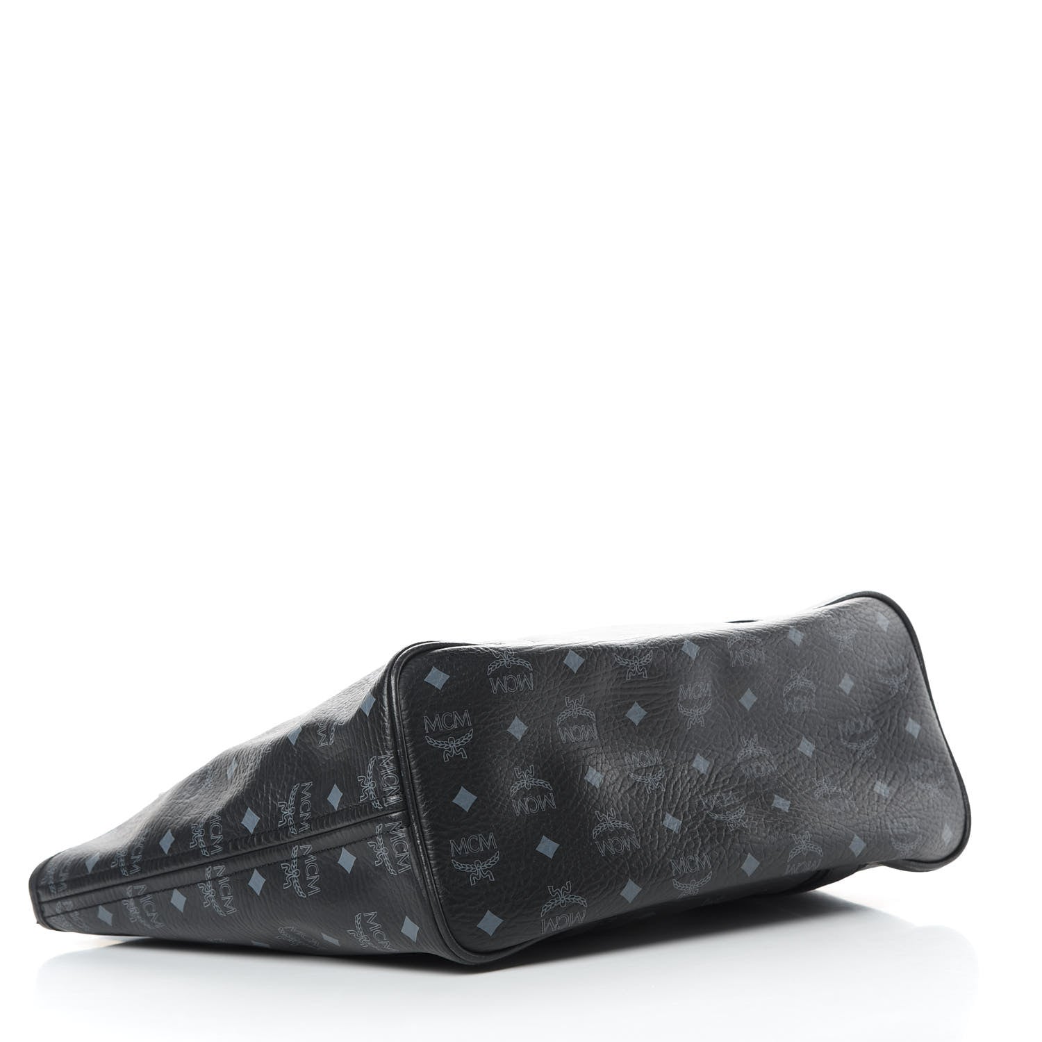 MCM Visetos Shopping Tote Black 4 of 16