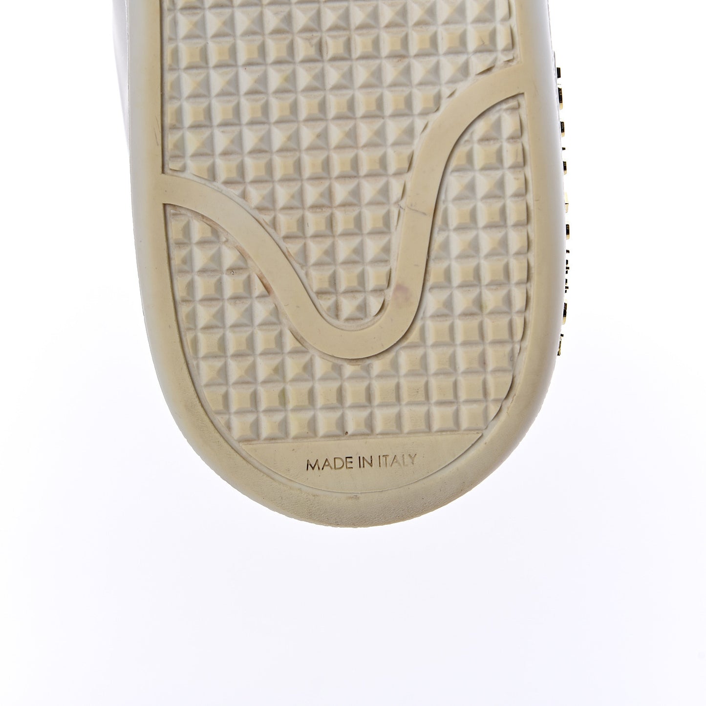 Calfskin Monogram Frontrow Sneakers 35 White