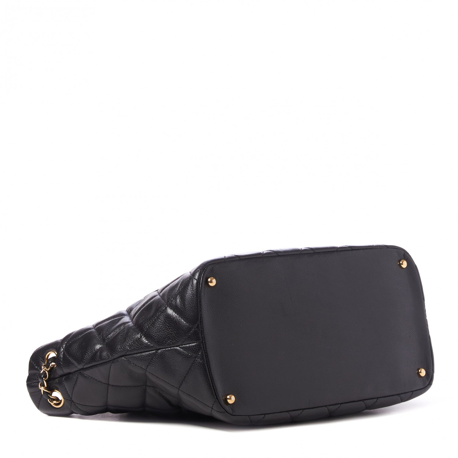 Chanel Caviar Quilted CC Timeless Soft Tote Black 3 of 9