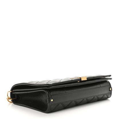 Saint Laurent Lambskin Quilted Mini Becky Chain Bag Black 4 of 12