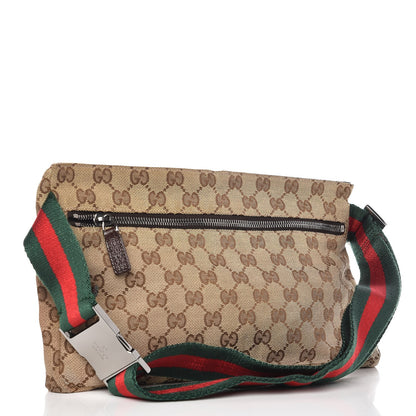 Gucci Monogram Web Belt Bag Dark Brown 3 of 9