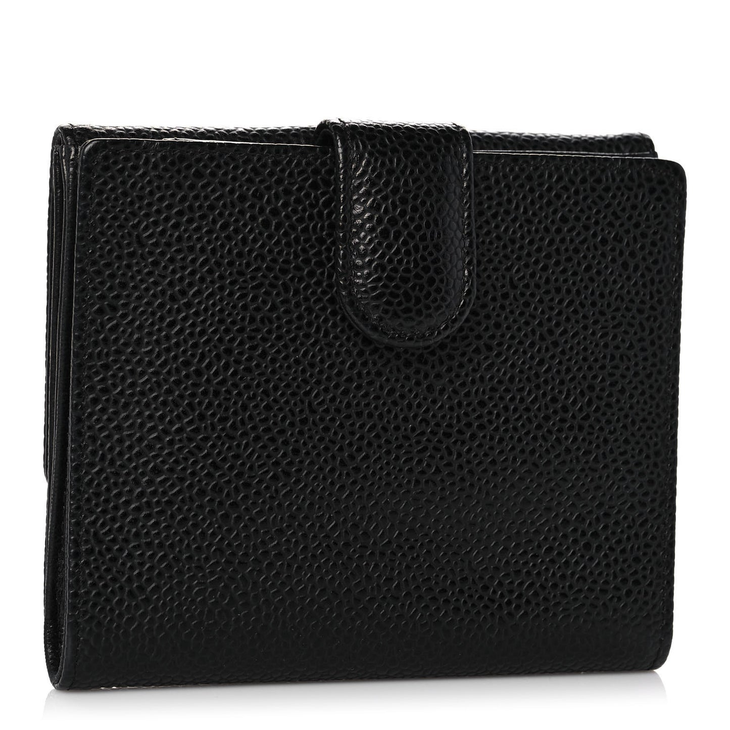 Caviar Timeless CC Flap Wallet Black