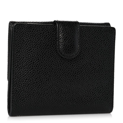 Chanel Caviar Timeless CC Flap Wallet Black 3 of 13