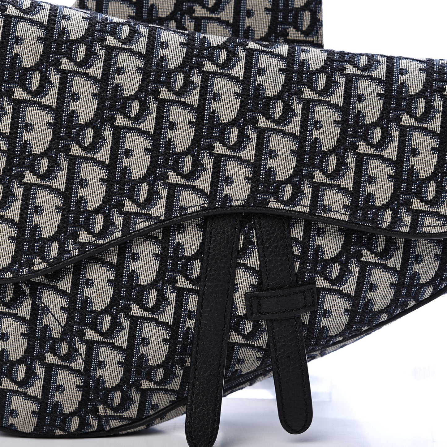 Oblique Mens Saddle Bag Blue