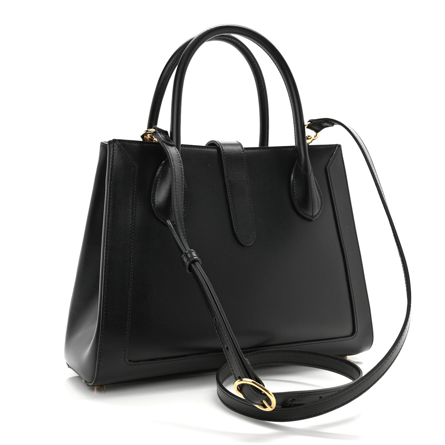 Boarded Plutone Calfskin Medium Jackie 1961 Tote Black