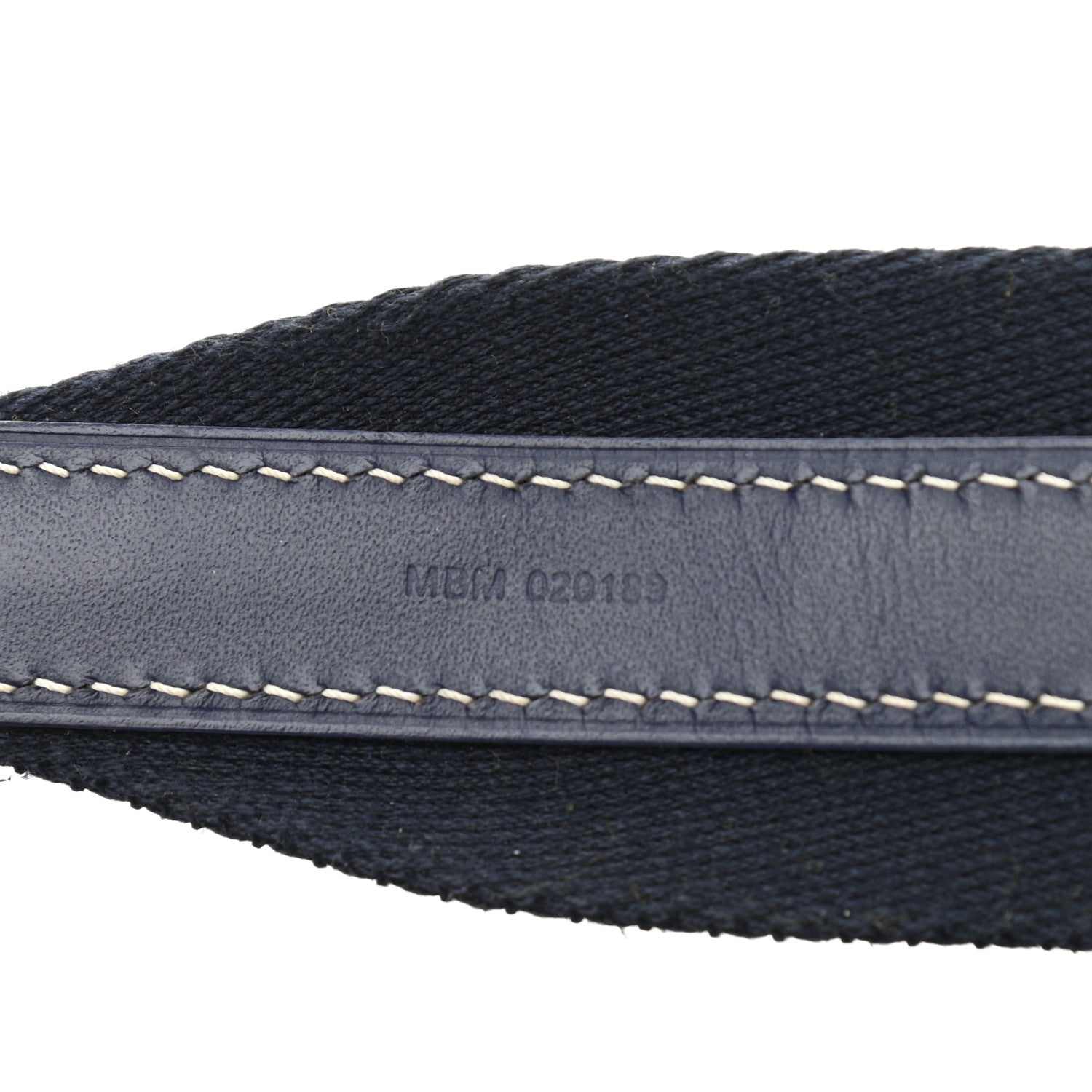 Goyard Canvas Calfskin Adjustable Shoulder Strap Navy 5 of 6