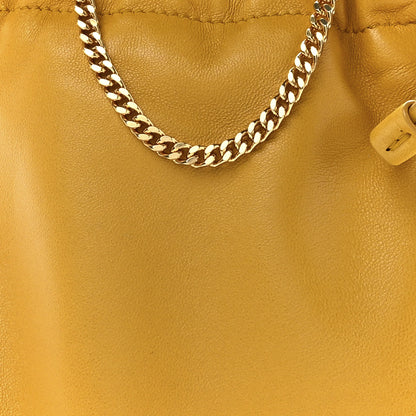 Saint Laurent Lambskin Paris Drawstring Pouch Saffran 8 of 11