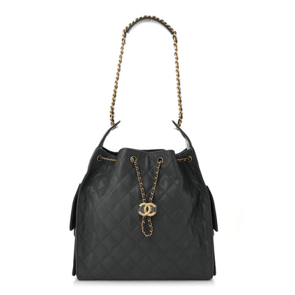 Chanel Caviar Quilted Medium Chanel 25 Handbag Dark Gray 1 of 11