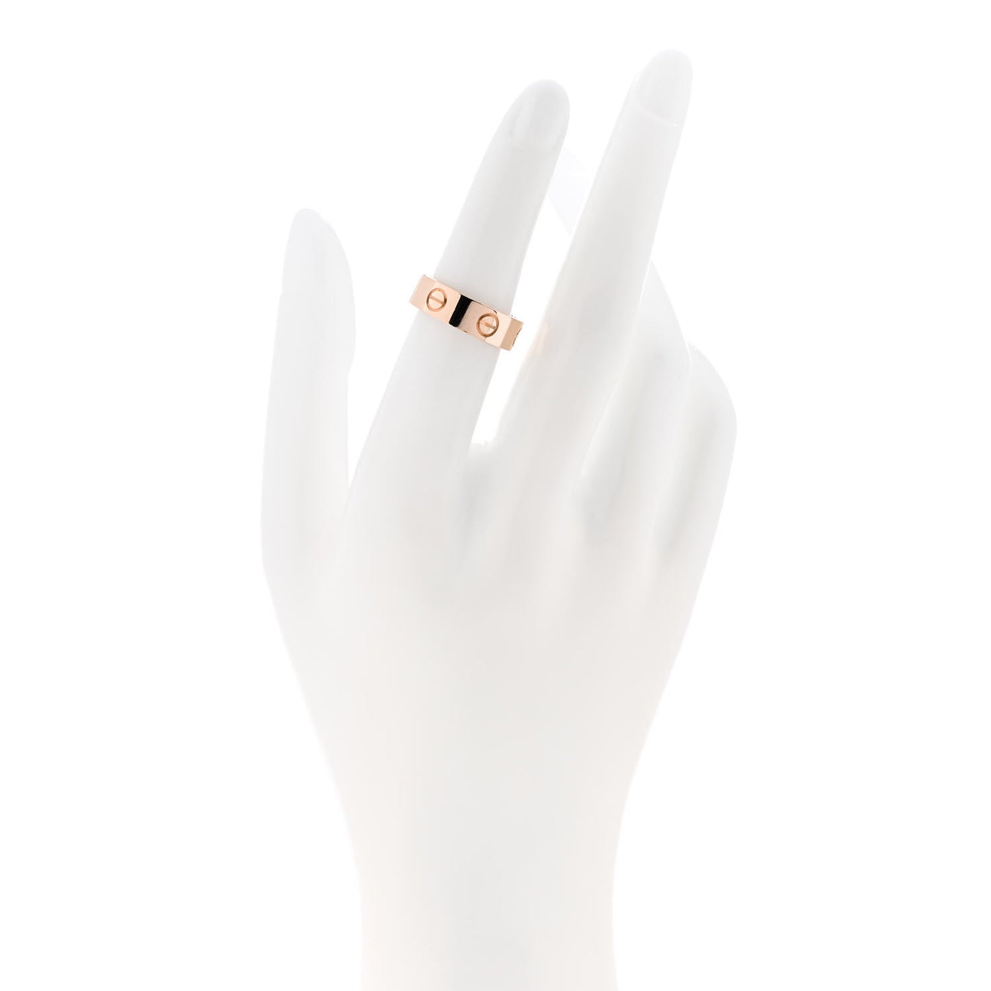 18K Pink Gold 5.5mm LOVE Ring 51 5.75