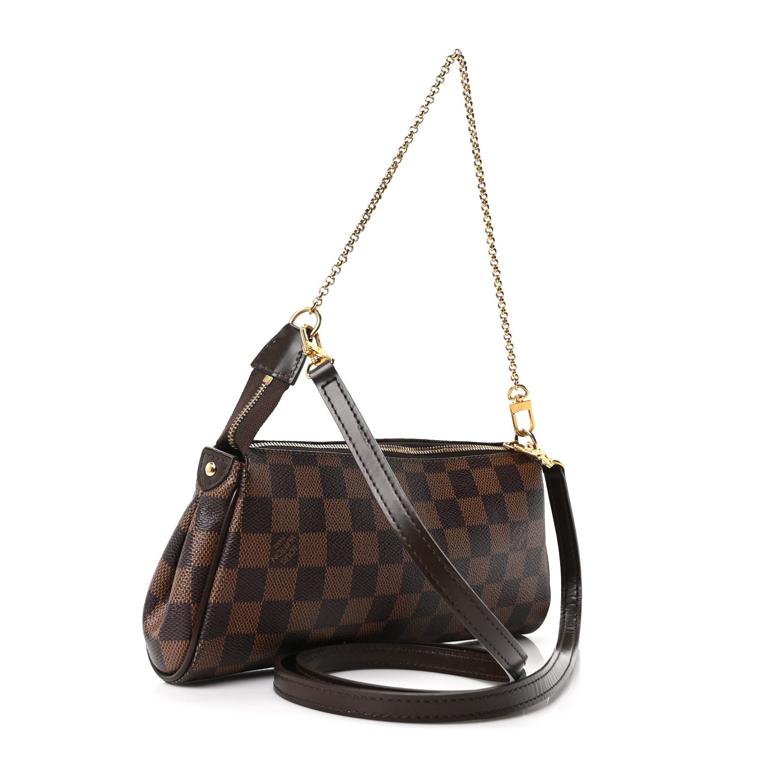 Louis Vuitton Damier Ebene Eva Clutch 3 of 10
