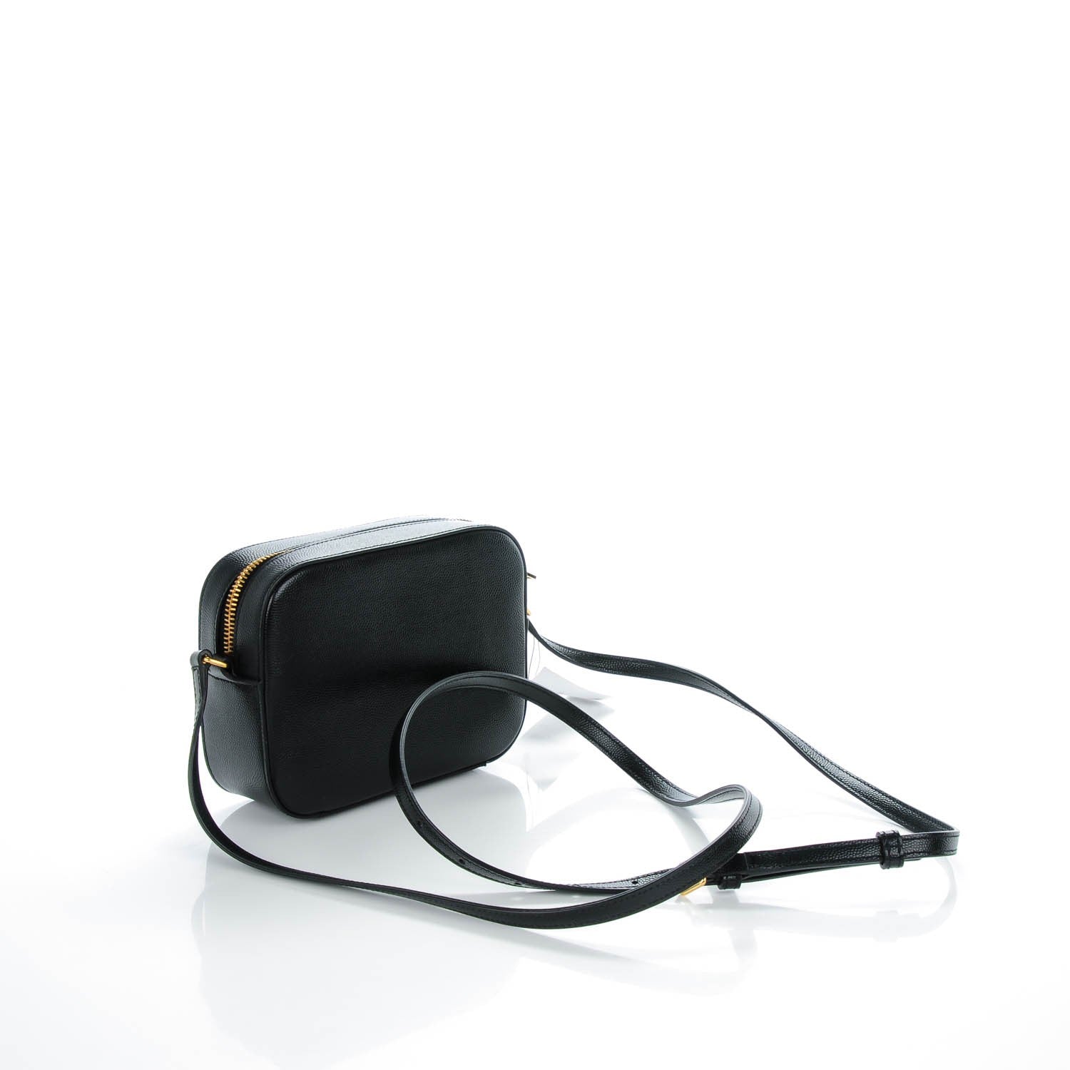 Saint Laurent Grain De Poudre Small Classic Monogram Camera Bag Black 3 of 7